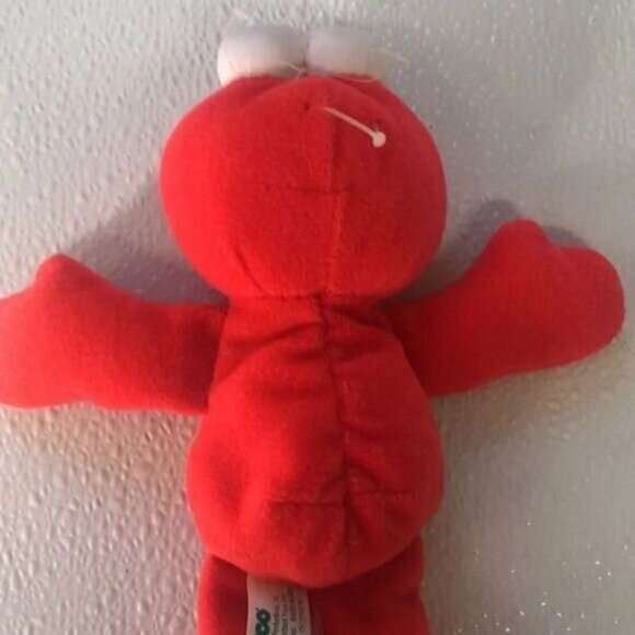 Vintage 1997 Tyco Sesame Street Elmo Plush Toy Stuffed Animal Red - Picture 11 of 13
